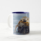 Kalifornien-Seeotter-Tasse Zweifarbige Tasse (Vorderseite Links)