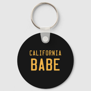 Kalifornien sei Retro Westküste Socal Norcal Surfe Schlüsselanhänger
