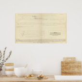 Kalifornien - Seismogramme 14 Poster (Küche)