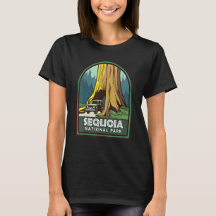 Kalifornien Sequoia-Bäume Nationalpark Vintage T-Shirt