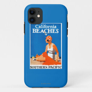 Kalifornien setzt förderndes Plakat auf den Stran iPhone 11 Hülle