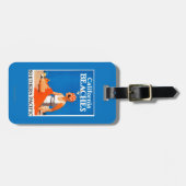 Kalifornien setzt förderndes Plakat auf den Strand Gepäckanhänger (Vorderseite horizontal)