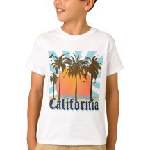 Kalifornien setzt Sonnenuntergang auf den Strand