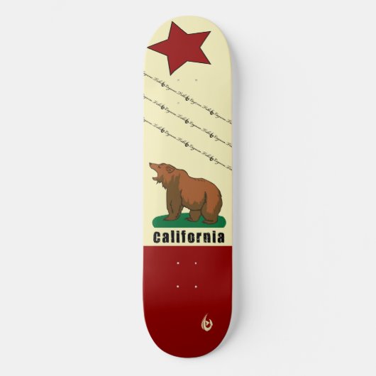 Kalifornien Skateboard (Vorderseite)