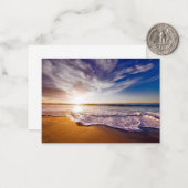 Kalifornien Sonnenuntergang...atemberaubend Mitteilungskarte (Vorderseite/Rückseite Beispiel)