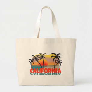 Kalifornien-Souvenir Jumbo Stoffbeutel