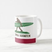 Kalifornien Squatch Kaffeetasse (VorderseiteRechts)