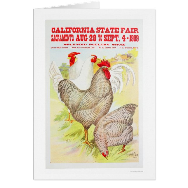 Kalifornien-Staat 1909 angemessen (Vorne)