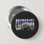 Kalifornien-Staat Button (Vorne & Hinten)