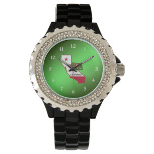 Kalifornien, Staat Silhouette Armbanduhr