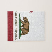 Kalifornien-Staats-Flagge Puzzle (Horizontal)