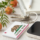 Kalifornien-Staats-Flagge Schlüsselanhänger (Vorderseite rechts)