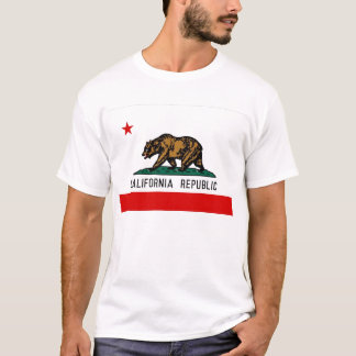 Kalifornien-Staats-Flagge T-Shirt