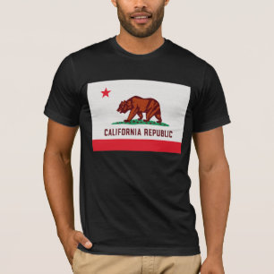 Kalifornien-Staats-Flagge T-Shirt