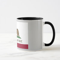 Kalifornien-Staats-Flaggen-Tasse