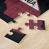 Kalifornien-Staats-Karte - Cali Bär Puzzle (Seite)