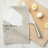 Kalifornien-Staats-Liebe-Zuhause-süße Handtuch (Viertel Falte)