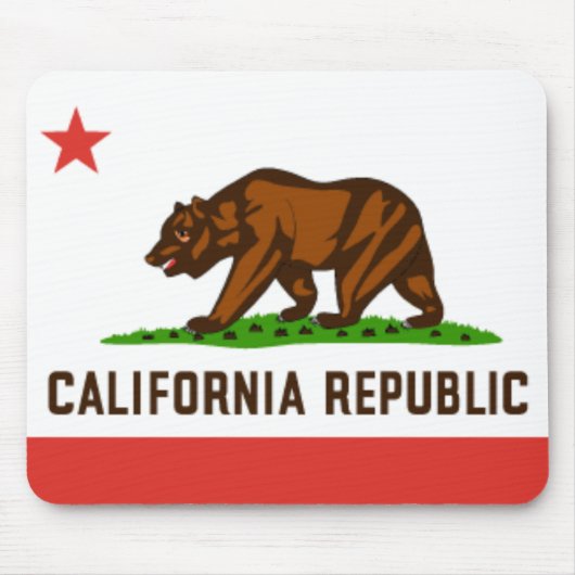 Kalifornien-Staatsflagge Mousepad (Vorne)