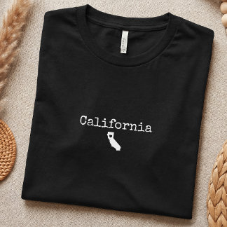 Kalifornien State Retro Tourist Einfach T-Shirt