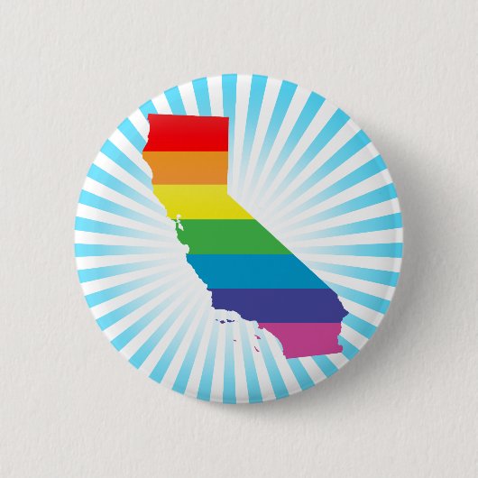 Kalifornien-Stolz Button (Vorderseite)