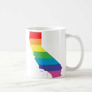 Kalifornien-Stolz. gestreift Kaffeetasse