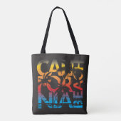 Kalifornien-Strand-Plakat Tasche (Rückseite)
