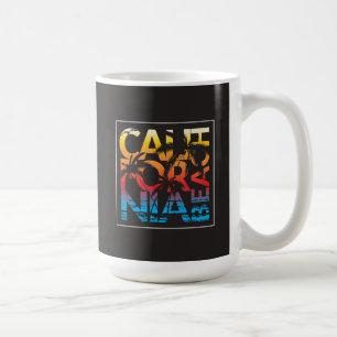 Kalifornien Strand Poster Kaffeetasse