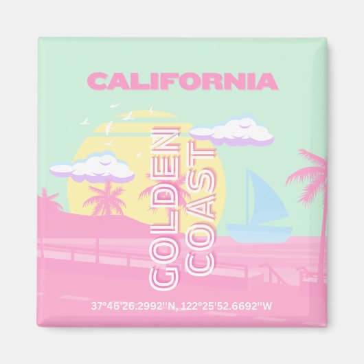 Kalifornien, Strand, Reisemöglichkeiten, Preppy Magnet (Vorne)