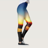 Kalifornien-Strand-Sonnenuntergang Leggings (Rechts)