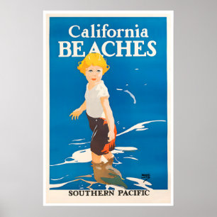 Kalifornien Strände Poster Southern Pacific