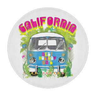 Kalifornien Surf Van Schneidebrett