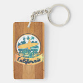 Kalifornien-Surfbrett Schlüsselanhänger (Rückseite)