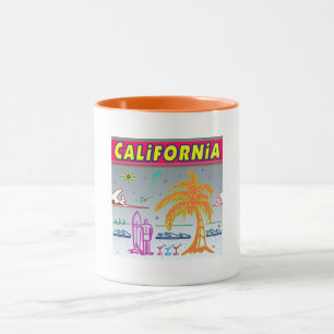 "KALIFORNIEN" Surfer Beach Cup Tasse