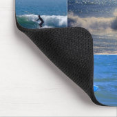 Kalifornien-Surfer-Collage Mousepad (Ecke)