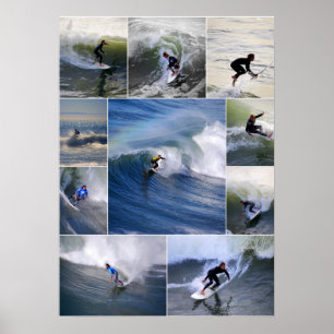Kalifornien Surfer Poster