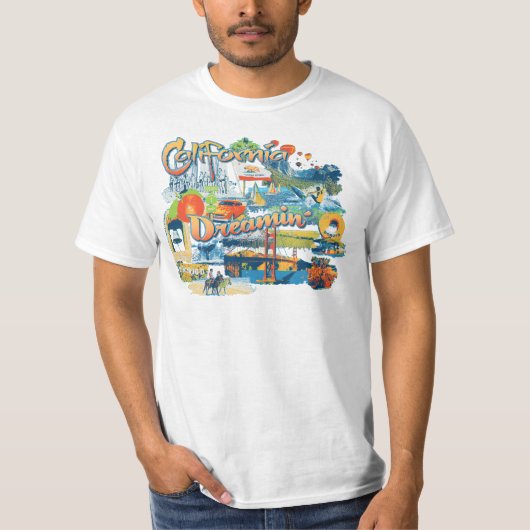 Kalifornien T-Shirt (Vorderseite)