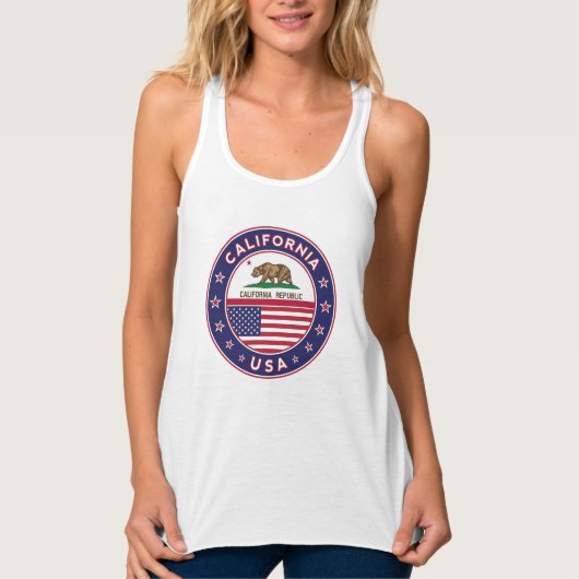 Kalifornien Tank Top (Vorderseite)