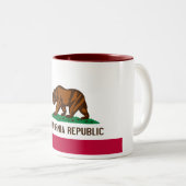 Kalifornien-Tasse Zweifarbige Tasse (VorderseiteRechts)