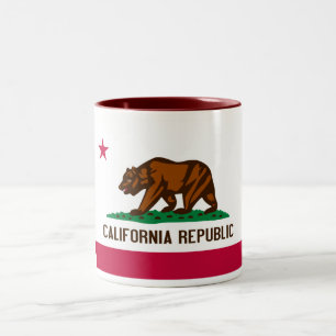 Kalifornien-Tasse Zweifarbige Tasse