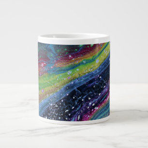 Kalifornien Träumereien 2 Blau Lila Abstrakter Bec Jumbo-Tasse