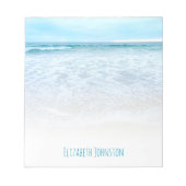 Kalifornien träumt Meereswellen Foto Notizblock (Vorderseite)