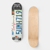 KALIFORNIEN/TST-Skateboard Skateboard (Vorderseite)
