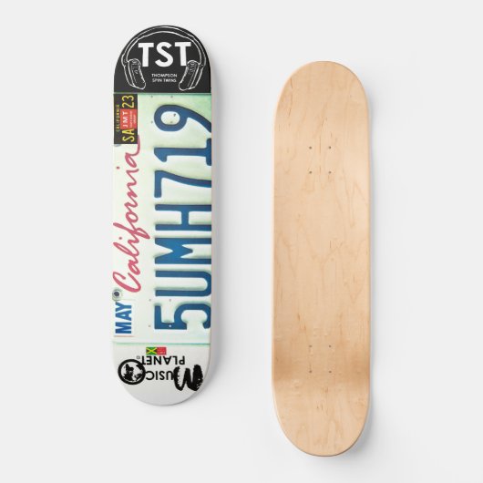 KALIFORNIEN/TST-Skateboard Skateboard (Vorderseite)