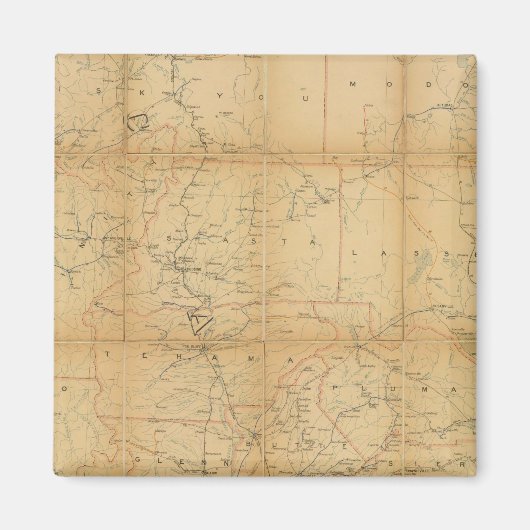 Kalifornien und Nevada 9 Magnet (Vorne)