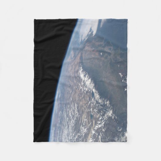 Kalifornien und Nevada wurden aus dem All gesehen. Fleecedecke (Vorderseite)