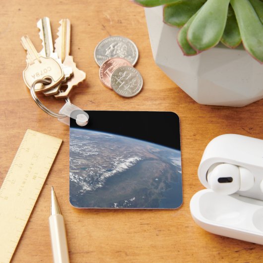 Kalifornien und Nevada wurden aus dem All gesehen. Schlüsselanhänger (Schreibtisch)