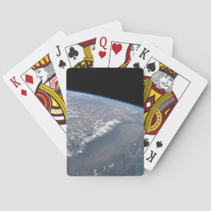 Kalifornien und Nevada wurden aus dem All gesehen. Spielkarten