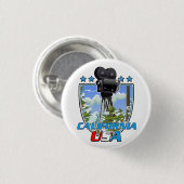 Kalifornien USA Button (Vorne & Hinten)