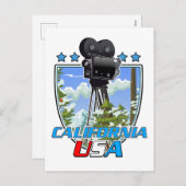 Kalifornien USA Feiertagspostkarte (Vorne/Hinten)