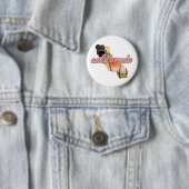 Kalifornien USA Kartenposter Button (Beispiel)